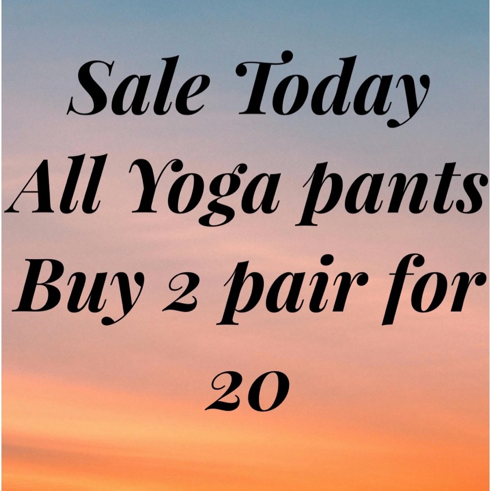 Yoga pants